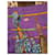 Hermès Foulard in seta con nappe Multicolore Porpora  - vista 6