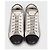 Chanel Graue Textil-Leder Sneakers EU 37 gebraucht - Ansicht 2
