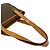 Céline Celine Vintage Macadam Blazon Logo Muster Leder Tote Bag Braun - Ansicht 4