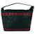 Sac à main en cuir noir et rouge Yves Saint Laurent  - vue 3