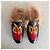 Mules Gucci Princetown in pelle nero multicolore - vista 3