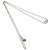Collana Placcata Dior Claire D Lune di Christian Dior Argento - vista 4
