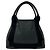 Borsa in pelle Cabas XS Balenciaga blu navy Nero - vista 3