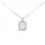 Autre Marque Collana con diamanti Au750 Argento