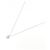 Autre Marque Platin-Diamant-Halskette Pt900/Pt850 Silber - Ansicht 2