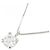Autre Marque Platin-Diamant-Halskette Pt900/Pt850 Silber - Ansicht 3