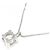 Autre Marque Platin-Diamant-Halskette Pt900/Pt850 Silber - Ansicht 4
