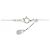 Autre Marque Platin-Diamant-Halskette Pt900/Pt850 Silber - Ansicht 5