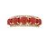 Autre Marque Gstb Au750 Korallen-Diamantring Golden - Ansicht 2