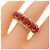 Autre Marque Gstb Au750 Korallen-Diamantring Golden - Ansicht 5