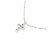 Autre Marque Collana con croce di diamante in oro bianco Au750 Argento - vista 4
