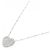 Autre Marque Collana in diamante in oro bianco Au750 a forma di cuore Argento - vista 2