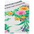 Autre Marque Bufanda de algodón con estampado de flores blancas Blanco - vista 2