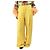 Dries Van Noten Gelbe zerknitterte Hose - Größe M
