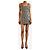 Self portrait Schwarzes und weißes Boucle-Minikleid - Größe UK 6 - Ansicht 3
