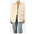 Ermanno Scervino Creme Samt-Doppelreiherjacke - Größe UK 10 Roh - Ansicht 4