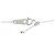 Autre Marque Platin-Diamant-Halskette Silber - Ansicht 5
