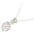 Autre Marque Au750 Saphir-Diamant-Halskette Silber - Ansicht 4