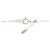 Autre Marque Au750 Saphir-Diamant-Halskette Silber - Ansicht 5