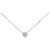 Autre Marque Collana in diamante K18WG Argento