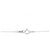 Autre Marque Collana in diamante K18WG Argento - vista 5