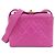 Borsa a Spalla in Pelle di Agnello Chanel Rosa