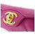 Borsa a Spalla in Pelle di Agnello Chanel Rosa - vista 8