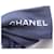 Scrunchie in seta blu navy Chanel - vista 5