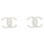 Orecchini Clip A23P Coco Mark di Chanel Argento