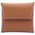 Billetera Hermès Bastia - Monedero Castaño