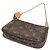 Mini Pochette Accessori Monogram Louis Vuitton Marrone - vista 2