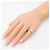 Anello in oro bianco 18K Cartier Lanieres Argento - vista 7