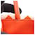 Prada TRIANGOLO JACQUARD Mini 2-Wege Handtasche Weiß Orange - Ansicht 7