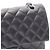 Borsa a Spalla Chanel Matelassé Double Flap Nero - vista 11