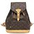Louis Vuitton Monogram Montsouris MM M51136 Damen Rucksack Braun