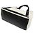 Borsa Balenciaga Cabas M 339936 in blu navy Nero Bianco sporco - vista 3