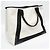 Borsa Balenciaga Cabas M 339936 in blu navy Nero Bianco sporco - vista 7