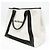 Borsa Balenciaga Cabas M 339936 in blu navy Nero Bianco sporco - vista 8