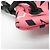 Teddy Drawstring Bag von Saint Laurent 553919 Schwarz Pink - Ansicht 5