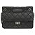 Timeless Chanel 2.55 Schultertasche mit Kette Schwarz