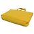 Sac de bureau Loewe Anagram en cuir jaune - vue 2