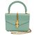 Borsa a mano mini in acrilico Gucci Sylvie 1969 Verde chiaro
