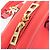 Borsa in pelle Loewe Amazona 75 Small Rosso - vista 9