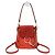 Zaino in pelle e suede Chloé Faye da donna in arancione
