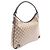 Bolso de Hombro Gucci Beige GG Crystal Abbey D Ring - vista 2