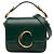 Borsa Chloé Green Mini in pelle C Verde Verde scuro