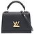 Louis Vuitton Nero Taurillon Twist Borsa a Mano MM