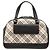 Borsa in tela Nova Check beige di Burberry