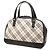 Borsa in tela Nova Check beige di Burberry - vista 2