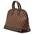 Louis Vuitton Alma PM Damier Ebene Marrone - vista 2